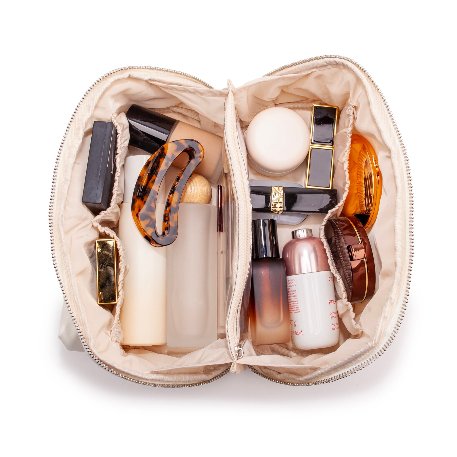 Pillow Makeup Bag – 180° Lay-Flat Vegan Leather - Image 4