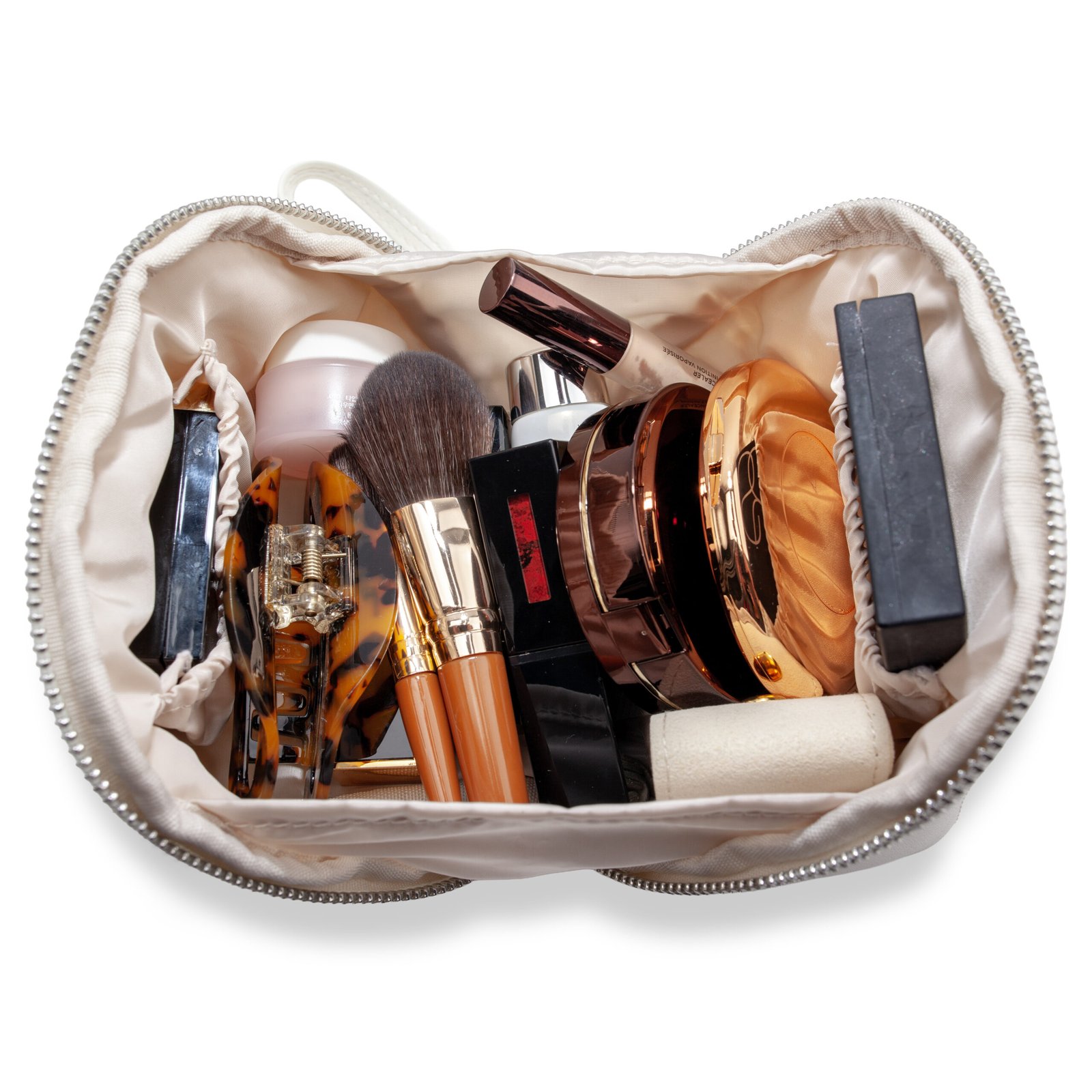 Mini Pillow Makeup Bag – Shockproof Vegan Leather - Image 3