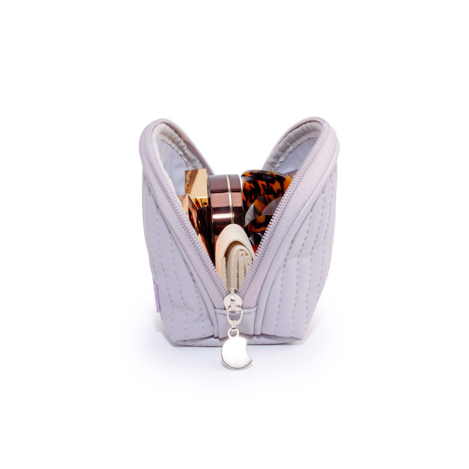 Quilted Crescent Pouch