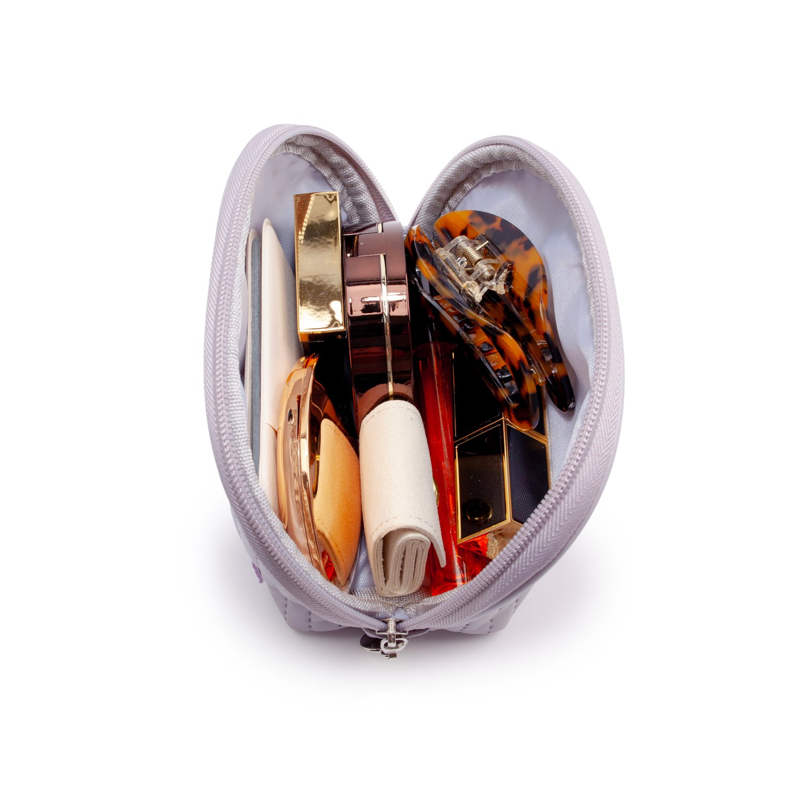 Quilted Crescent Pouch