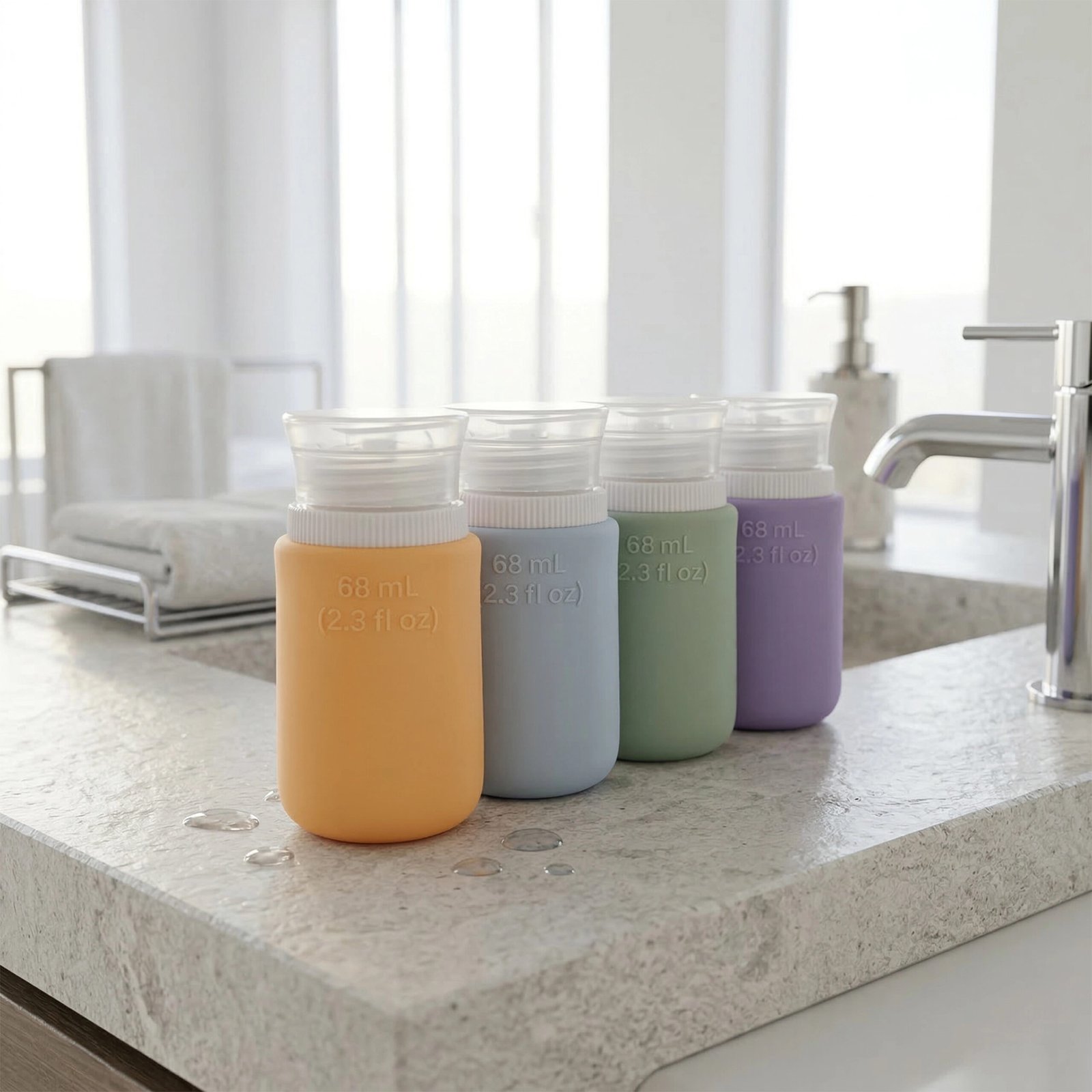 Refillable Silicone Travel Bottle - Image 2